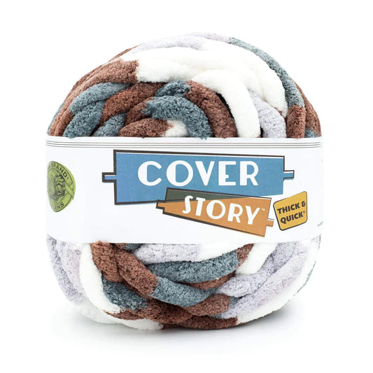 Lion Brand Cover Story Thick & Quick Yarn Snow Peak *Pre-order*