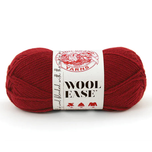 Lion Brand Wool-Ease Yarn Cranberry Pack of 3 *Pre-order*