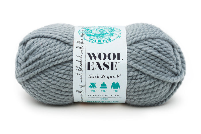 Lion Brand Wool-Ease Thick & Quick Yarn- Slate