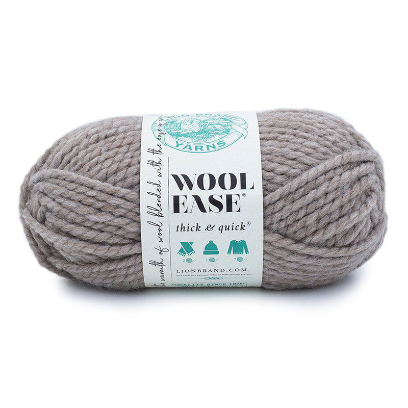 Lion Brand Wool-Ease Thick & Quick Yarn- Driftwood