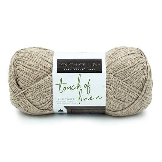 Lion Brand Touch of Linen Yarn Stone Pack of 3 *Pre-order*