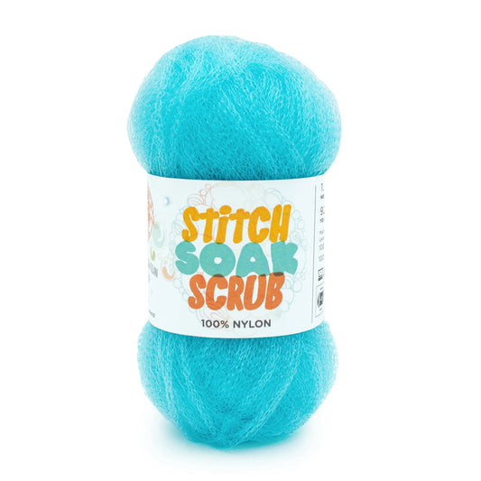 Lion Brand Stitch Soak Scrub Yarn Turquoise Pack of 3 *Pre-order*