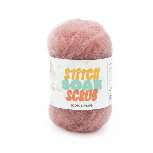 Lion Brand Stitch Soak Scrub Yarn Rose Pack of 3 *Pre-order*