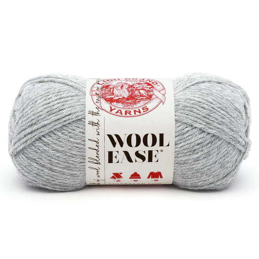 Lion Brand Wool-Ease Yarn Grey Heather Pack of 3 *Pre-order*