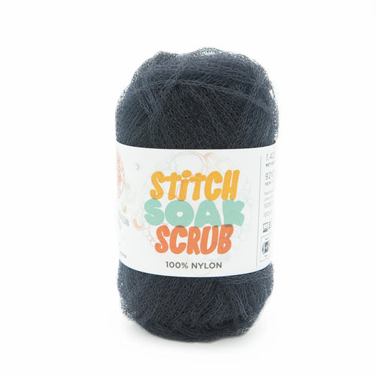 Lion Brand Stitch Soak Scrub Yarn Graphite Pack of 3 *Pre-order*