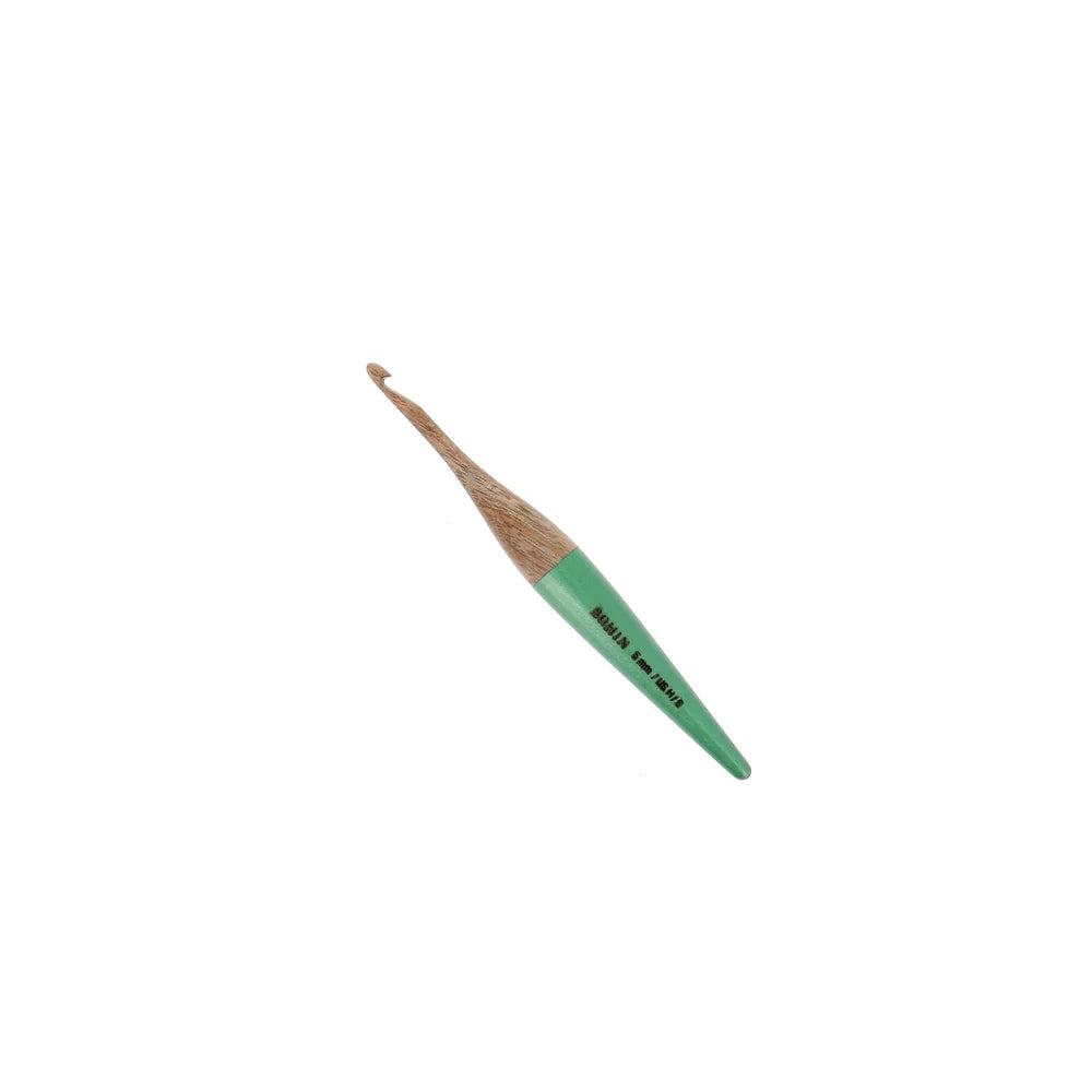 Bohin France Crochet Hook- mango wood 15cm 3.5mm to 10mm