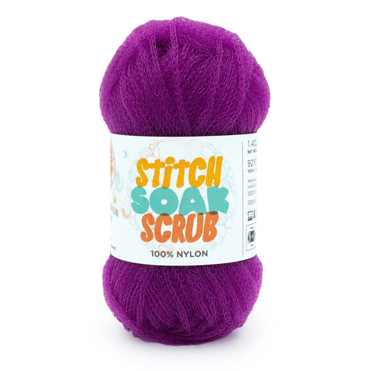 Lion Brand Stitch Soak Scrub Yarn Pansy Pack of 3 *Pre-order*
