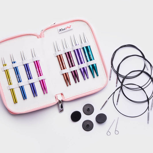 Knitpro Zing Interchangeable knitting needle Deluxe Special Set (8 sizes)