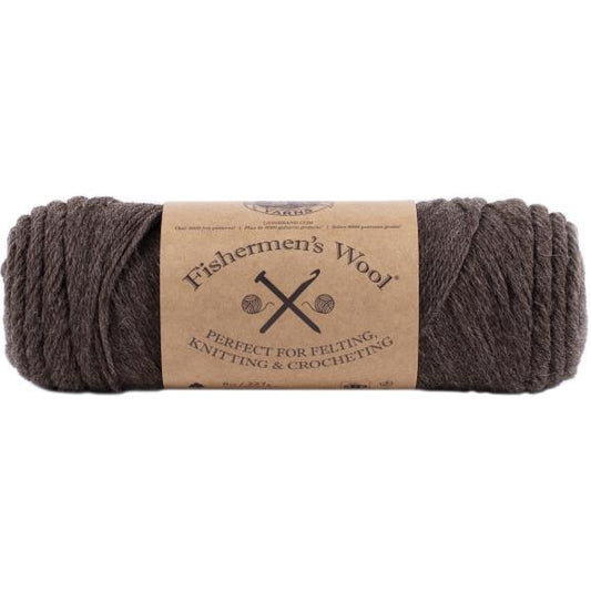 Lion Brand Fishermen's Wool Yarn Nature's Brown