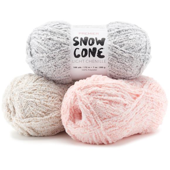 Premier Snow Cone Chenille yarn Strawberry