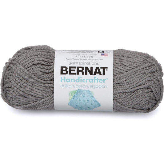 Bernat Handicrafter Cotton Yarn 400g- Solids Overcast Pack of 2 *Pre-order*