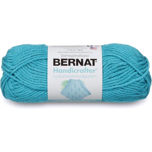 Bernat Handicrafter Cotton Yarn 400g- Solids Mod Blue Pack of 2 *Pre-order*