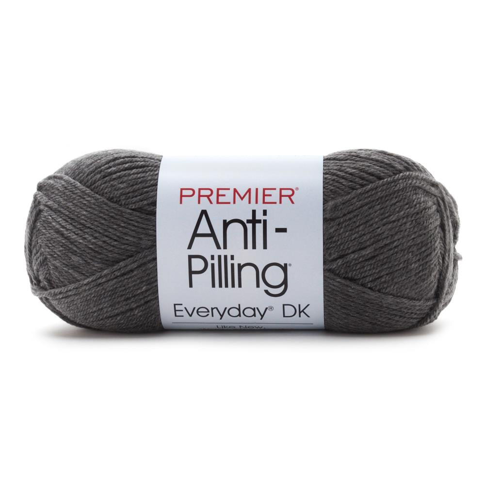 Premier Yarns Anti-Pilling Everyday DK Solids Yarn Charcoal Pack of 3 *Pre-order*