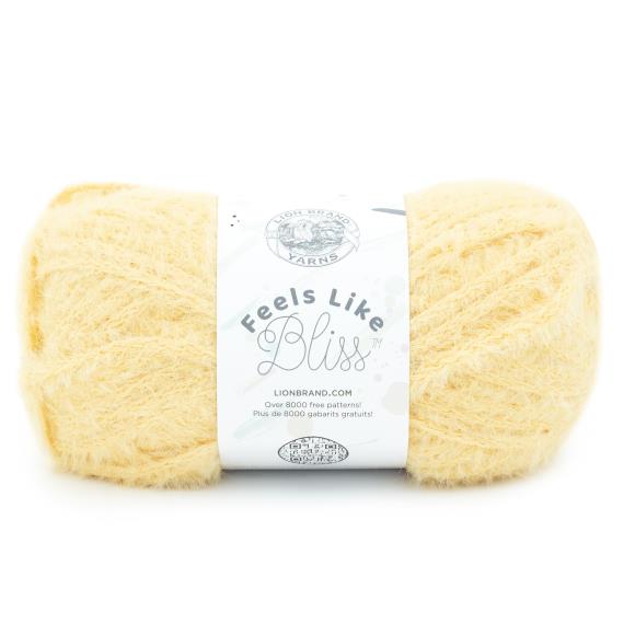 Lion Brand Feels like Bliss Yarn Buttercup