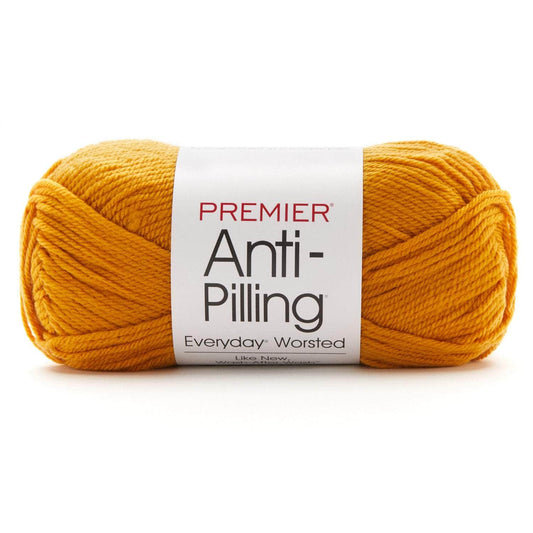 Premier Anti-Pilling Everyday Worsted Yarn Mustard Pack of 3 *Pre-order*