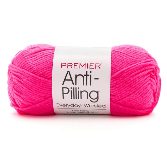 Premier Anti-Pilling Everyday Worsted Yarn Bright Pink