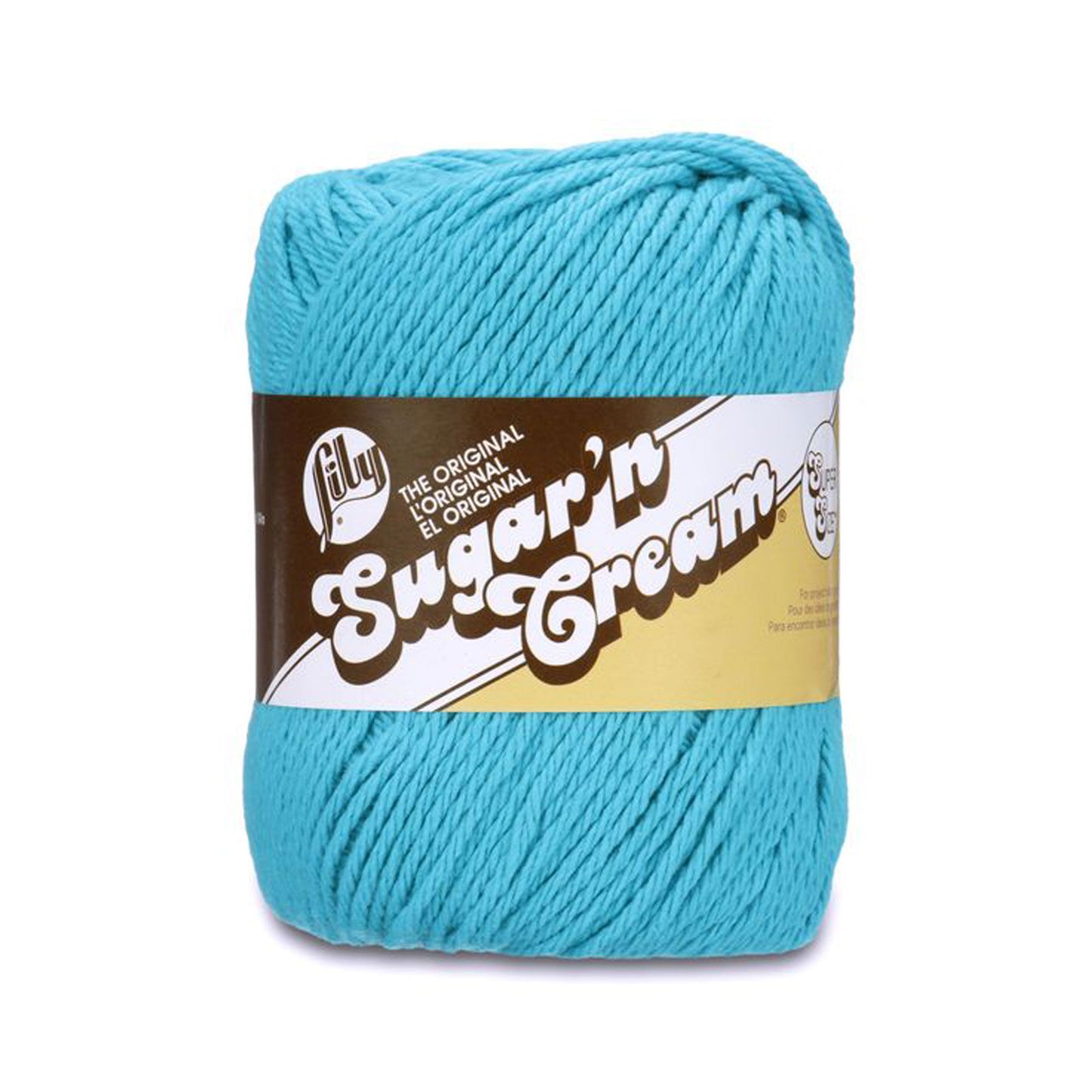 Lily Sugar'n Cream 100% Cotton yarn- Mod Blue SUPER SIZE