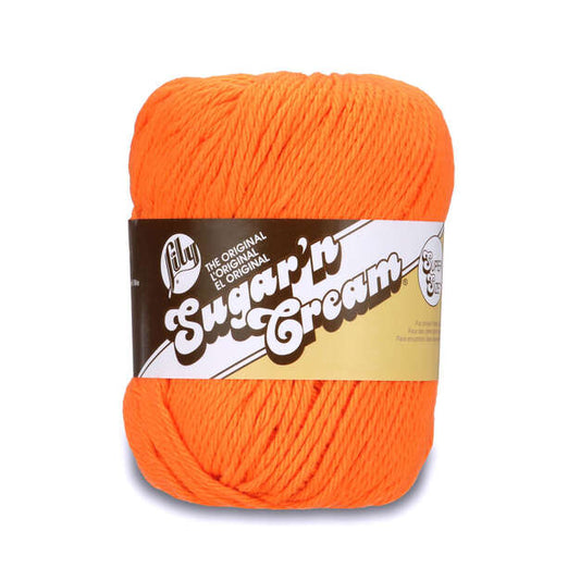 Lily Sugar and Cream super size Hot Orange at Flock of Knitters NZ