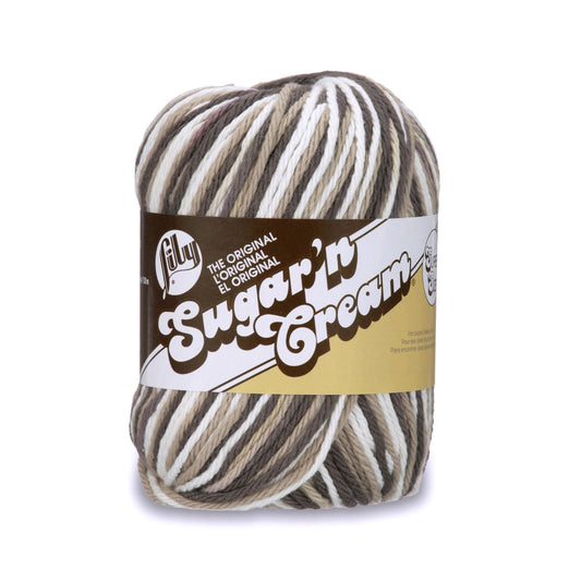 Lily Sugar'n Cream 100% Cotton yarn - Chocolate Brown SUPER SIZE