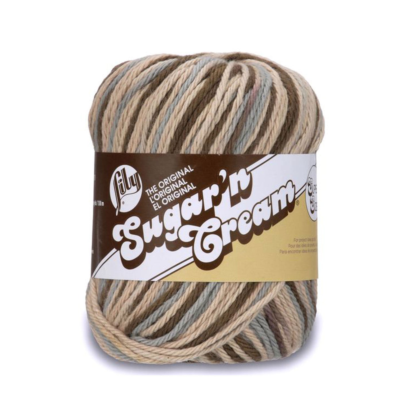 Lily Sugar'n Cream 100% Cotton yarn - Earth Ombre SUPER SIZE