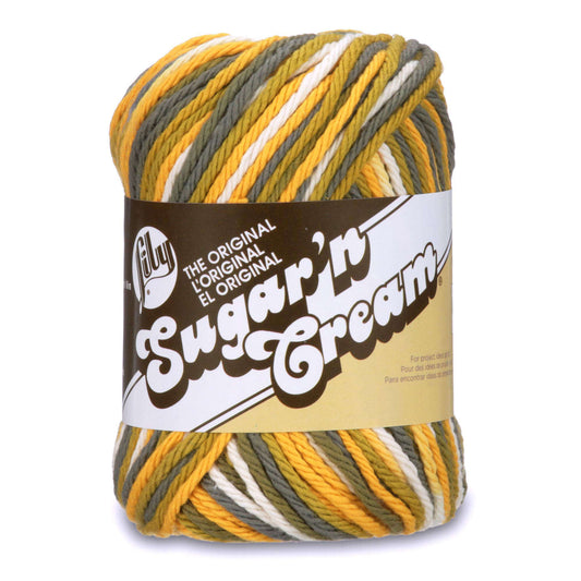 Lily Sugar'n Cream 100% Cotton yarn - Sunrise SUPER SIZE
