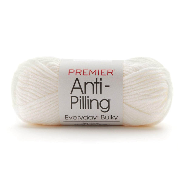 Premier Yarns Anti-Pilling Everyday Bulky Yarn Snow Pack of 3 *Pre-order*