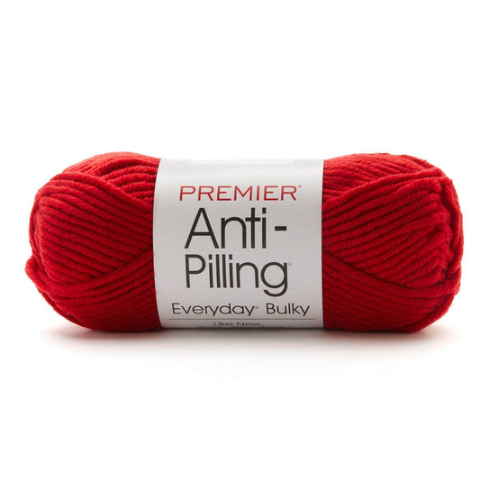 Premier Yarns Anti-Pilling Everyday Bulky Yarn Red Pack of 3 *Pre-order*