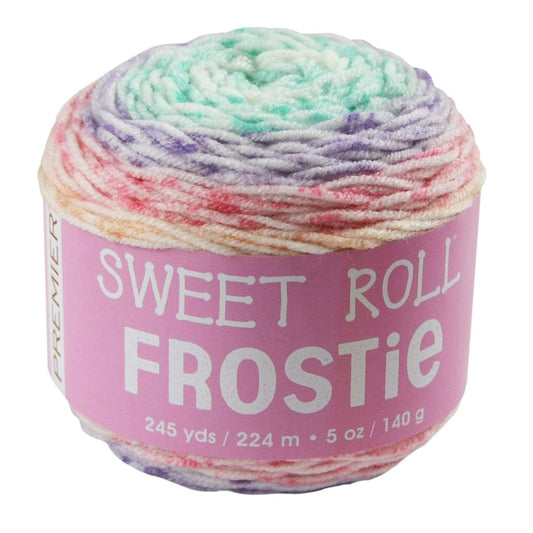 Premier Yarns Sweet Roll Frostie yarn- Sugar Plum