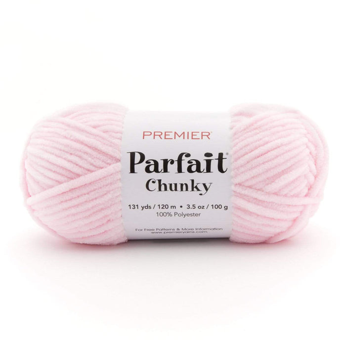Premier Parfait Chunky Chenille  yarn- Cotton Candy