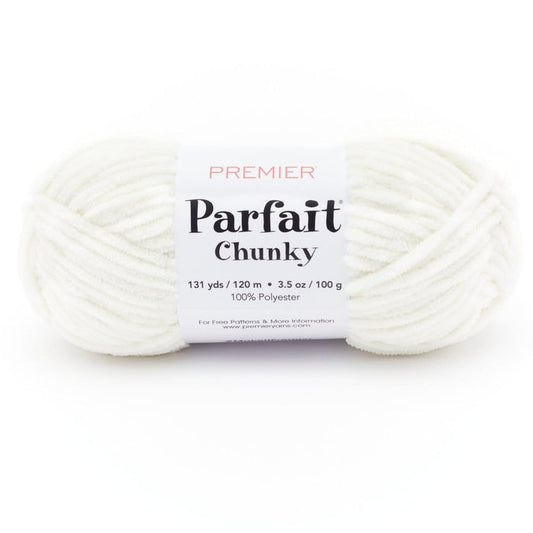 Premier Parfait Chunky Chenille yarn- Cream