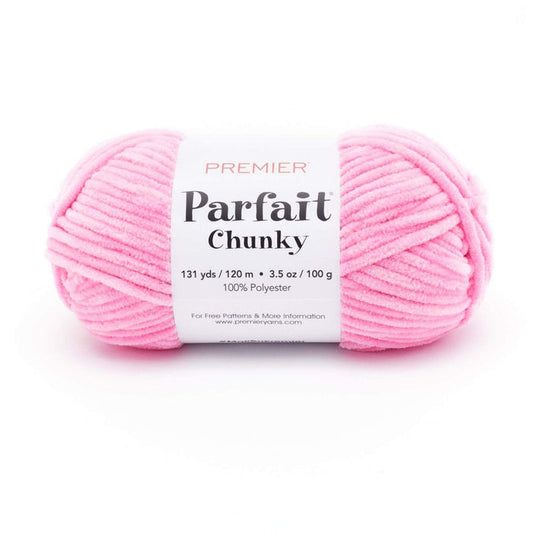 Premier Parfait Chunky Chenille yarn- bubblegum