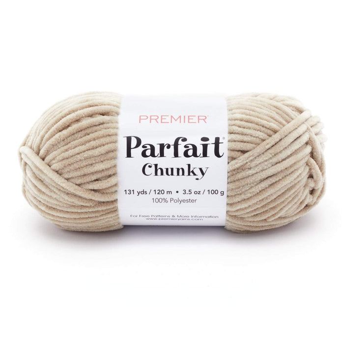 Premier Parfait Chunky Chenille yarn- toffee
