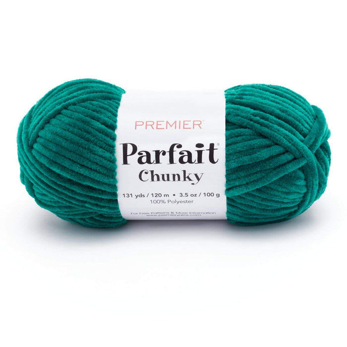 Premier Parfait Chunky Chenille yarn- emerald