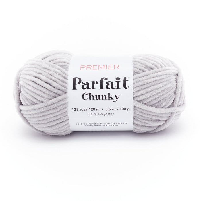 Premier Parfait Chunky Chenille yarn- fog