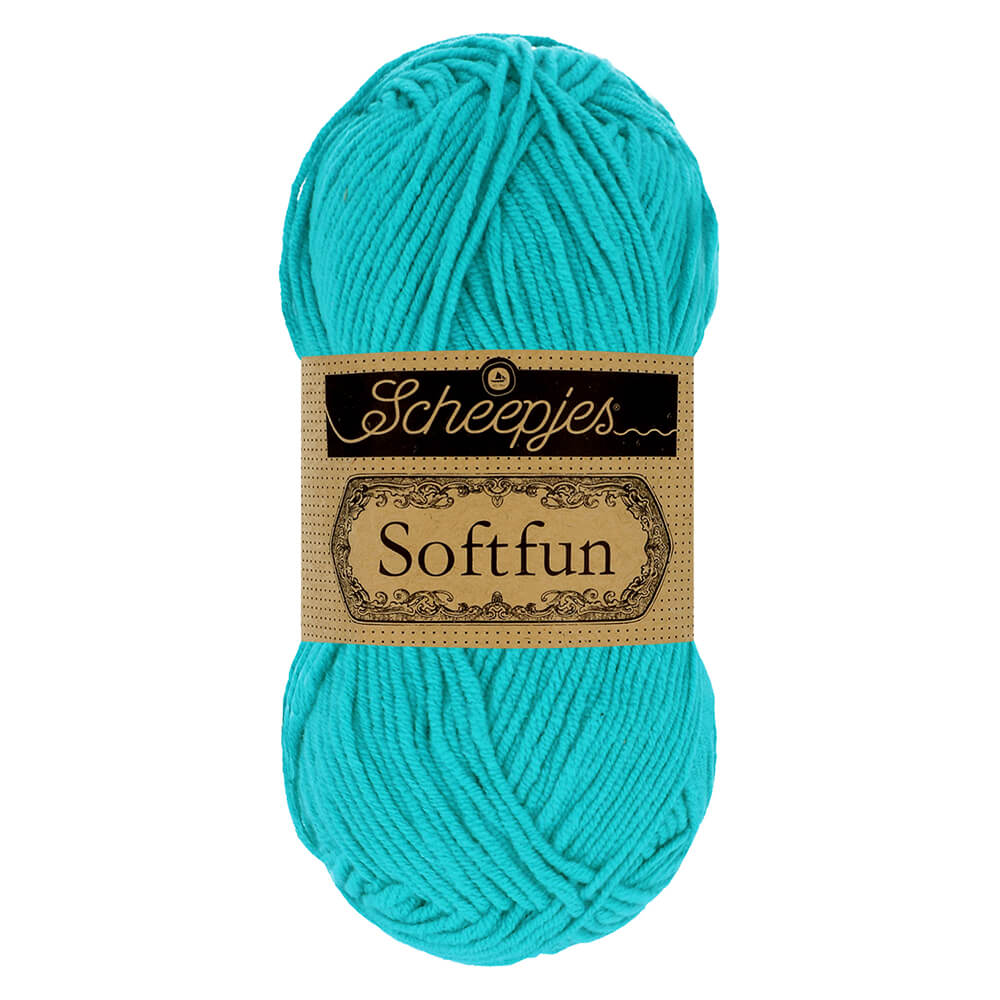 Scheepjes Softfun - 2423 Bright Turquoise
