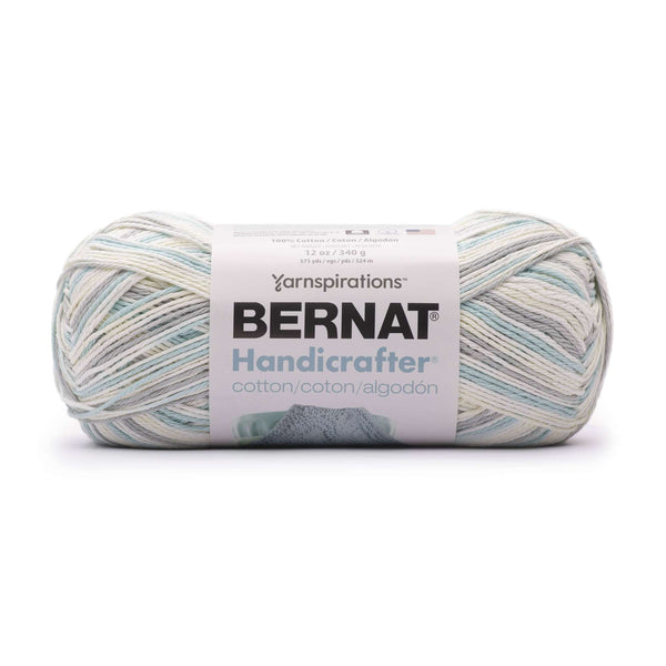 Bernat Handicrafter Cotton Yarn 340g - Ombres Blended Bubble White Pack of 1 *Pre-order*