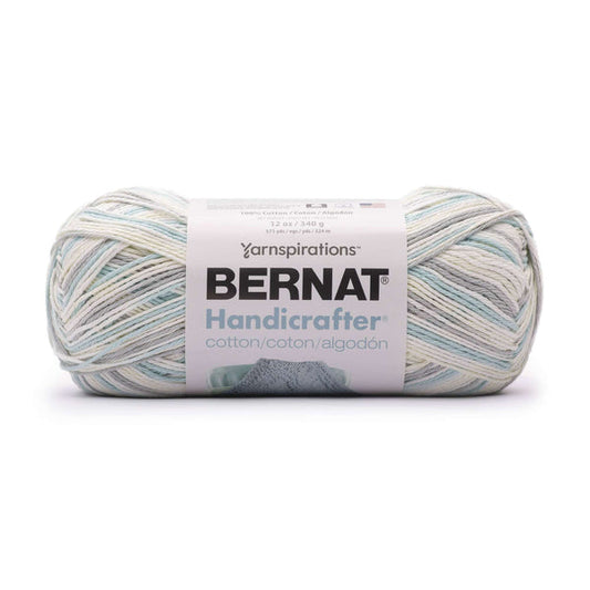 Bernat Handicrafter Cotton Yarn 340g - Ombres Blended Bubble White Pack of 1 *Pre-order*