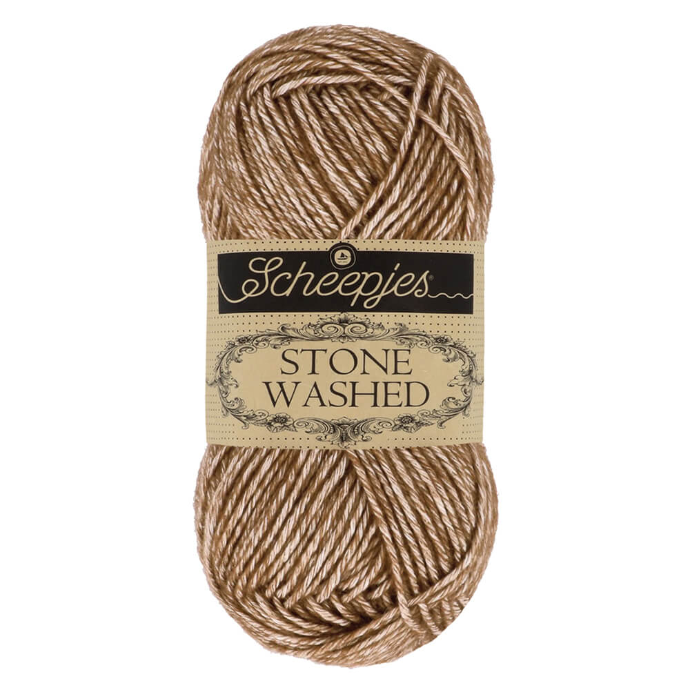 Scheepjes Stone Washed - 822 Brown Agate