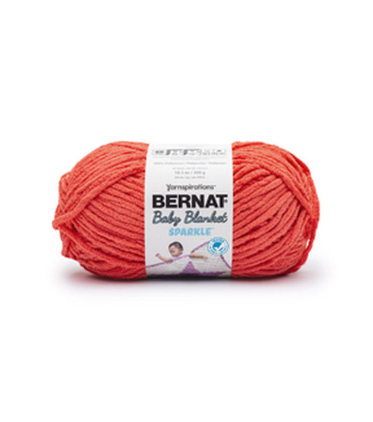 Bernat Blanket Baby Sparkle Tomato