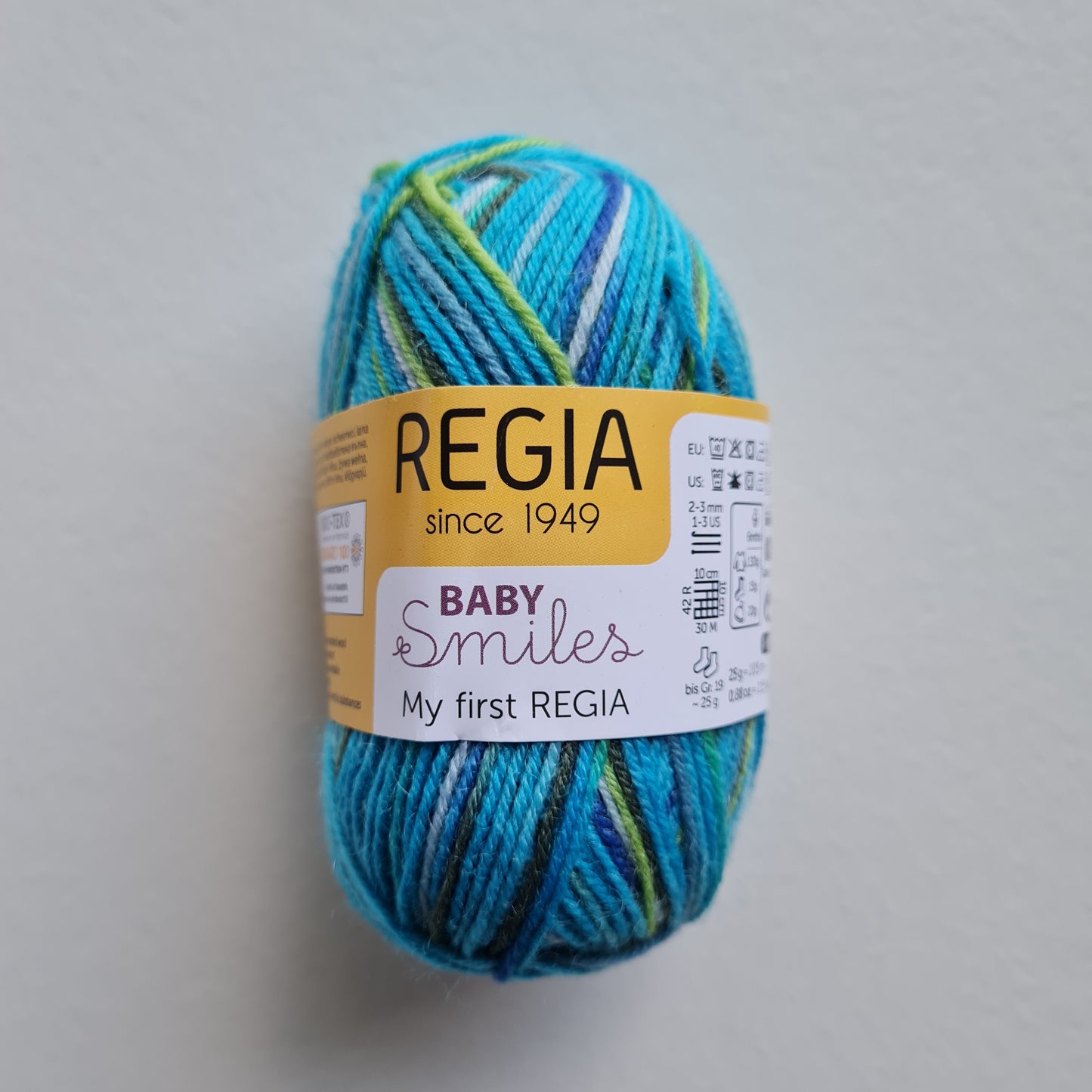Regia Baby Smiles my first Regia 25g  wool yarn Marco 01819
