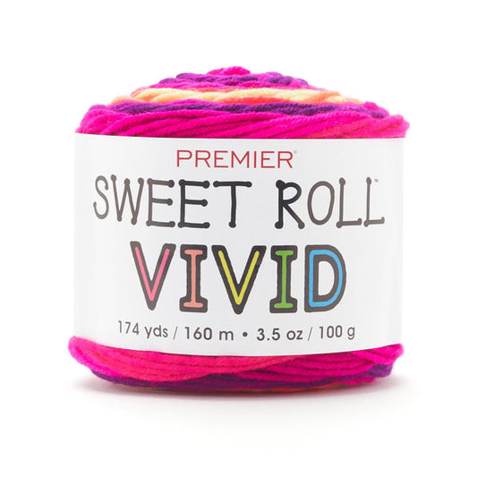 Premier Sweet Roll Vivid Yarn It's Electric Pack of 3 *Pre-order*