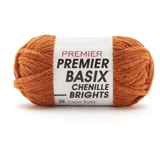 Premier Basix Brights Chenille Yarn - Rust
