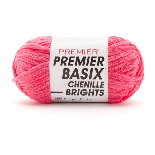 Premier Basix Brights Chenille Yarn - Hibiscus