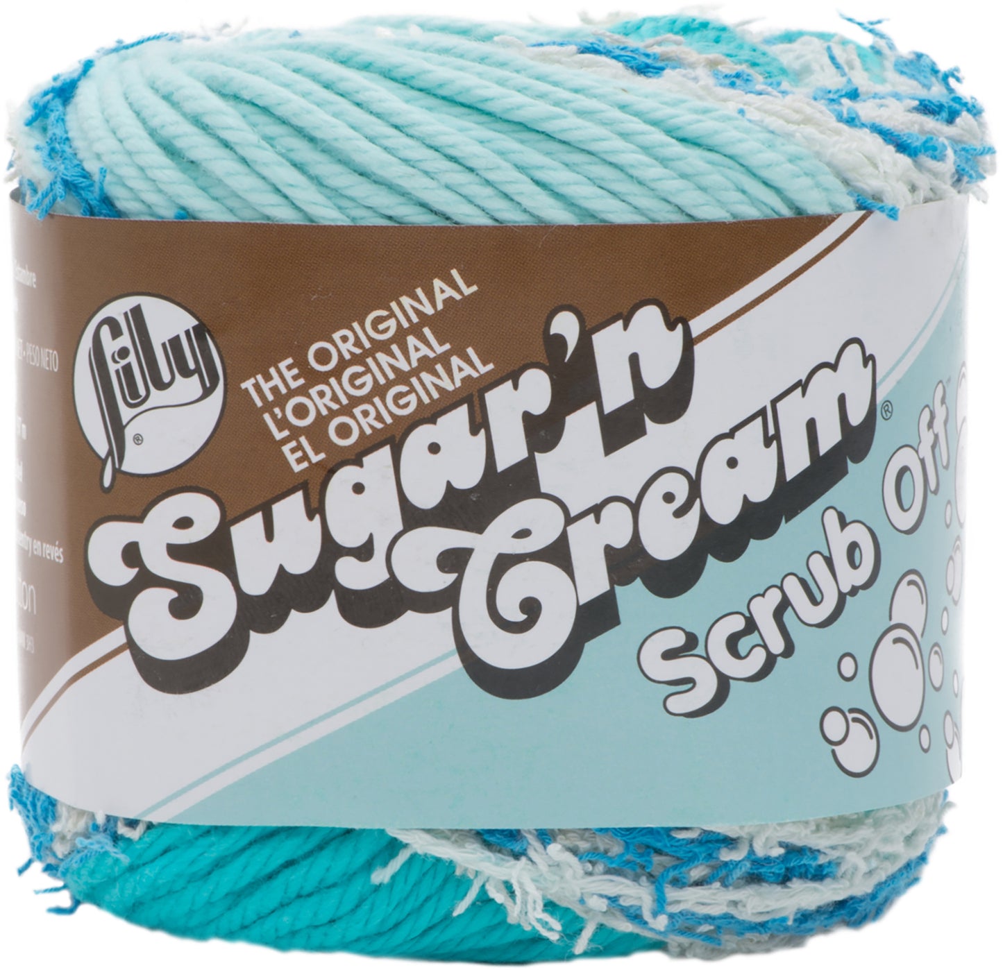 Lily Sugar n Cream Scrub Off Yarn spring Blue