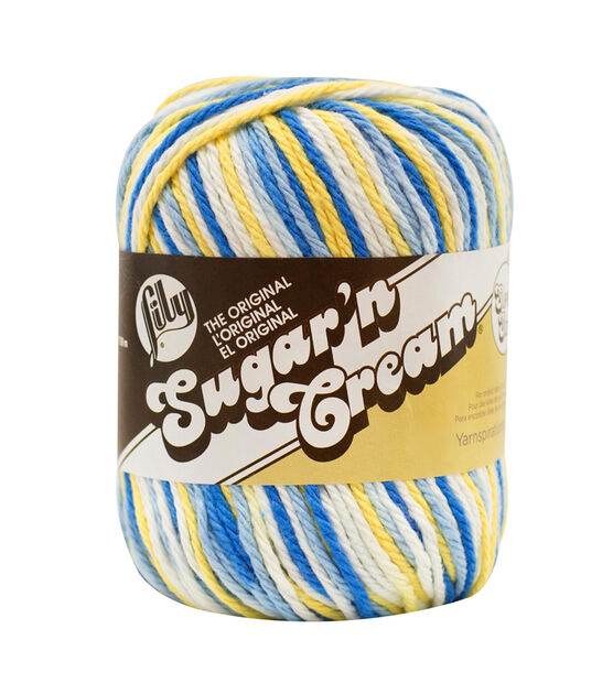 Lily Sugar'n Cream 100% Cotton yarn - Sunkissed Ombre SUPER SIZE