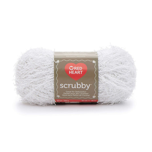 Red Heart Scrubby Yarn Coconut Pack of 3 *Pre-order*