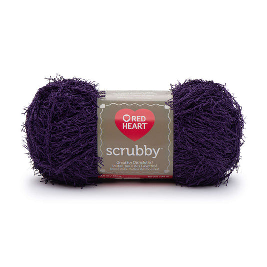 Red Heart Scrubby Yarn Grape Pack of 3 *Pre-order*