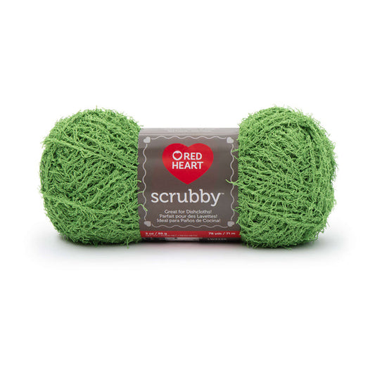 Red Heart Scrubby Yarn Lime Pack of 3 *Pre-order*