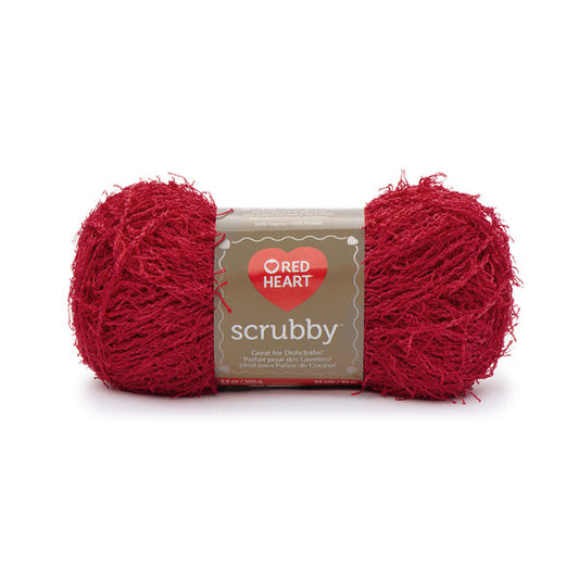 Red Heart Scrubby Yarn Cherry Pack of 3 *Pre-order*