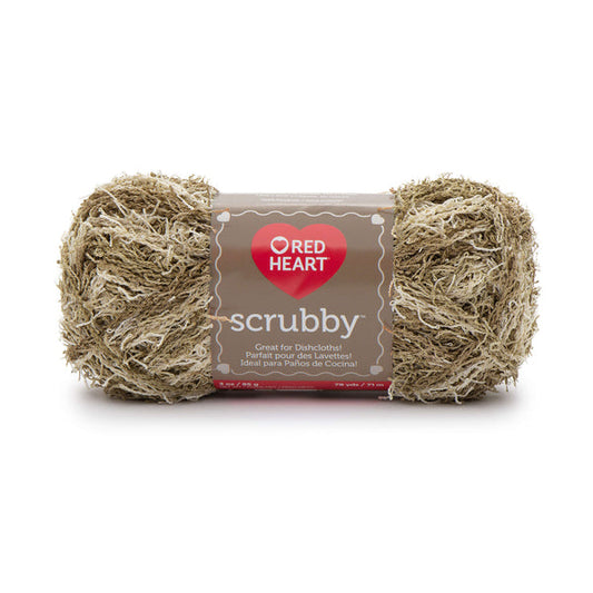 Red Heart Scrubby Yarn Almond Pack of 3 *Pre-order*